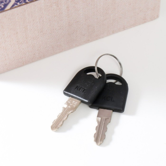 Сейф книга Синие узоры, 21х13х5 см
