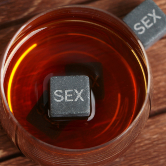 Камни для виски «Если повезет...», 4 шт