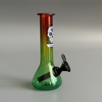 Бонг бутылка мини 12 см (стекло) трапеция