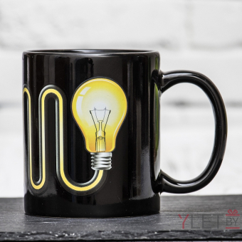 Кружка хамелеон Лампочка New